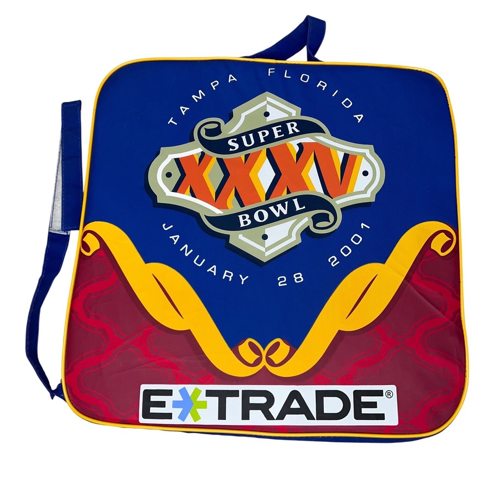 Super Bowl XXXV Tampa Florida 2001 E*TRADE Halftime Show Backpack Bag‎